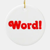 Wort! Keramikornament (Hinten)