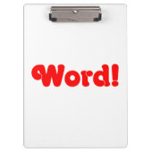 Wort! Klemmbrett (Vorderseite)
