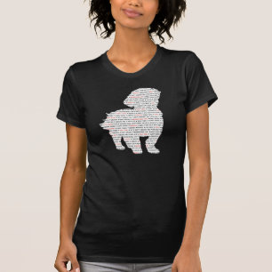 Wort-Kunst Shih Tzu T-Shirt