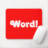 Wort! Mousepad (Mit Mouse)
