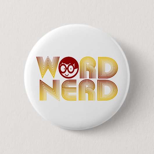 Wort-Nerd Button (Vorderseite)
