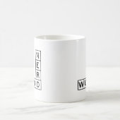 Wort-Nerd Kaffeetasse (Mittel)