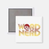 Wort Nerd Magnet (Vorderseite/Rückseite)