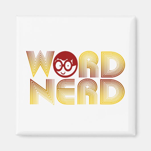 Wort Nerd Magnet (Vorne)