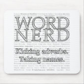 Wort-Nerd Mousepad (Vorne)