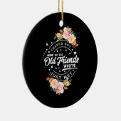 Wort noch für alte Freunde Keramik Ornament (Rechts)