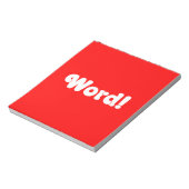 Wort! Notizblock (Rotiert)
