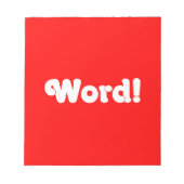 Wort! Notizblock (Vorderseite)