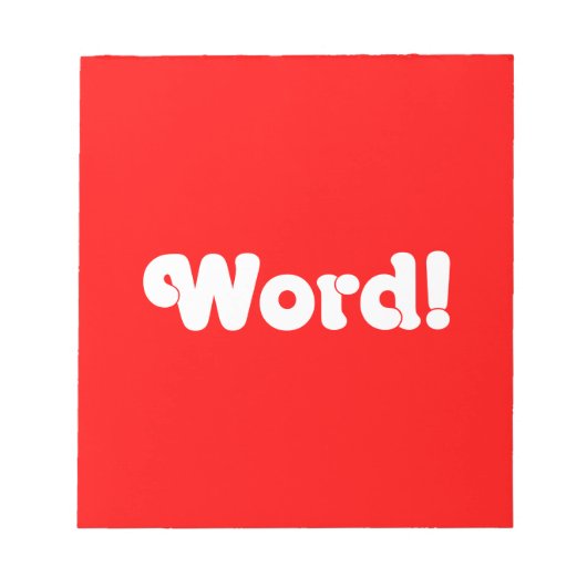 Wort! Notizblock (Vorderseite)