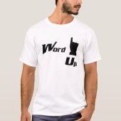 Wort oben T-Shirt (Vorderseite)