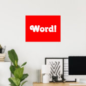 Wort! Poster (Heimbüro)