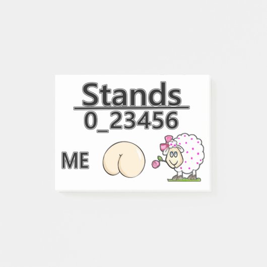 Wort-Puzzlespiel für Freund-Freundin Post-it Klebezettel (Vorderseite)