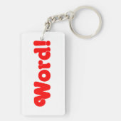 Wort! Schlüsselanhänger (Rückseite)