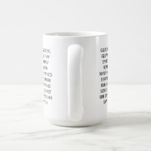 Wort-Spiel-Tasse "Lose Konsonanten " Kaffeetasse