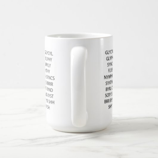 Wort-Spiel-Tasse "Lose Konsonanten " Kaffeetasse (Henkel)