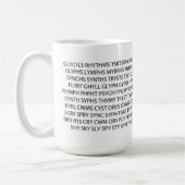 Wort-Spiel-Tasse "Lose Konsonanten " Kaffeetasse (Links)