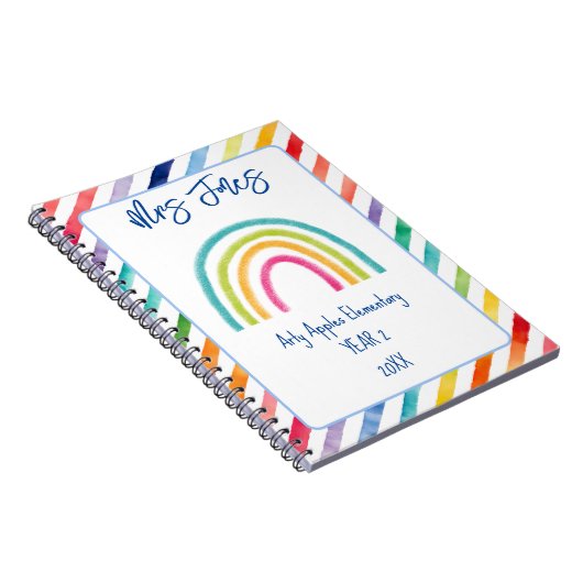 Wortart Apfel danke dir Lehrer Notizblock (Rechte Seite)