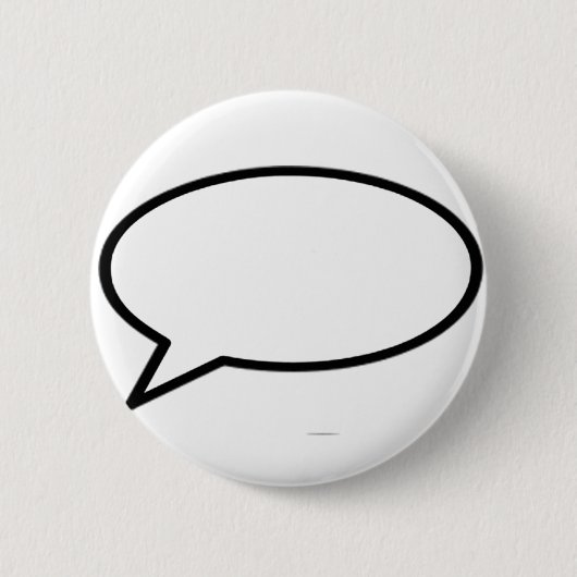 Wortblase Links Trans Das MUSEUM Zazzle Geschenke Button (Vorderseite)