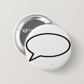 Wortblase Links Trans Das MUSEUM Zazzle Geschenke Button (Vorne & Hinten)