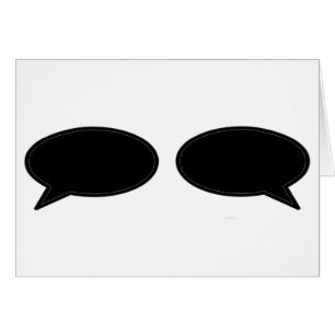 Wortblase rechts Links Schwarz Das MUSEUM Zazzle G