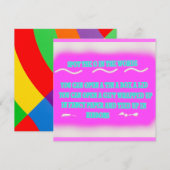 Wortdesign für Kinder Bildung Farben pink (Vorne/Hinten)