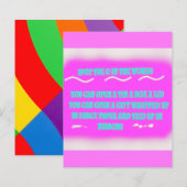 Wortdesign für Kinder Bildung Farben pink (Vorne/Hinten)