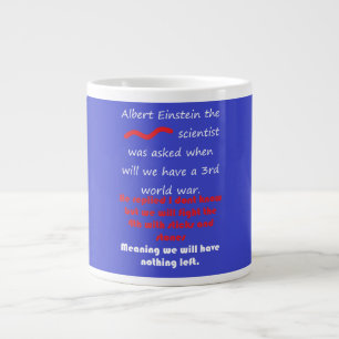 WORTE BILDUNG MATH SCIENCE IDEAS Jumbo-Tasse