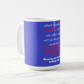 WORTE BILDUNG MATH SCIENCE IDEAS KAFFEETASSE (Vorderseite Links)