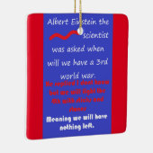 WORTE BILDUNG MATH SCIENCE IDEAS KERAMIKORNAMENT (Rechts)