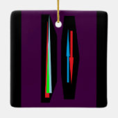 WORTE BILDUNG MATH SCIENCE IDEAS KERAMIKORNAMENT (Rückseite)