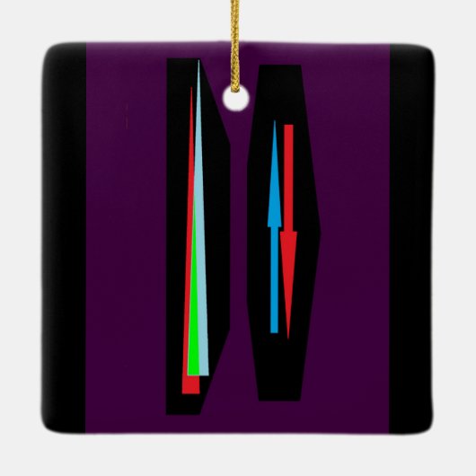 WORTE BILDUNG MATH SCIENCE IDEAS KERAMIKORNAMENT (Rückseite)