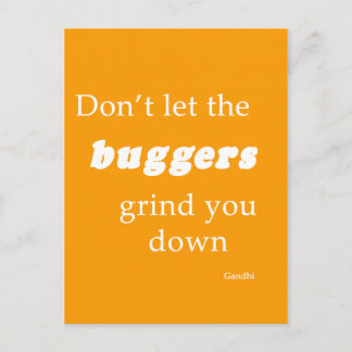 Worte der Ermutigung in schlechten Zeiten - Brexit Postkarte