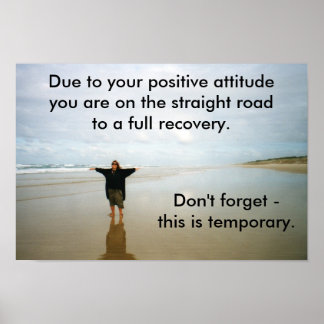 Worte der Ermutigung Poster