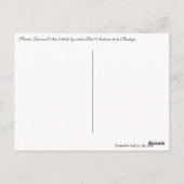 Worte der Ermutigung von St. Joan von Arc Postkarte (Rückseite)