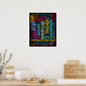 Worte der Liebe #3 Poster (Küche)