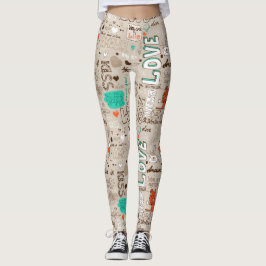 Worte der Liebe Leggings