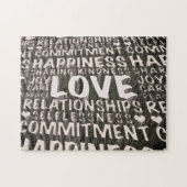 Worte der Liebe Puzzle (Horizontal)