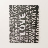 Worte der Liebe Puzzle (Vertikal)