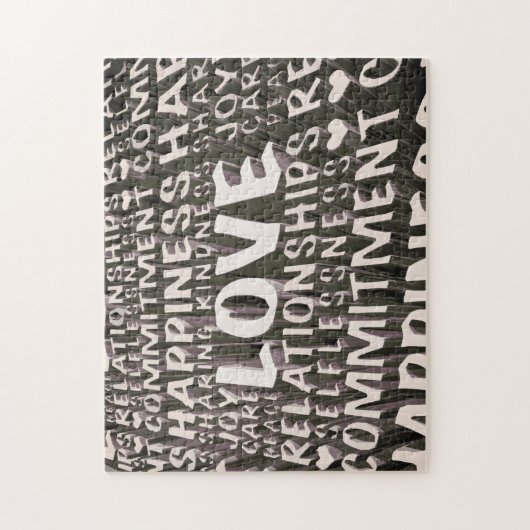 Worte der Liebe Puzzle (Vertikal)