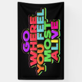 Worte der lustigen Weisheit Banner (Vertikal)