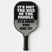 Worte der Weisheit Funny Quote Joke Cool Pickleball Schläger (Rückseite)