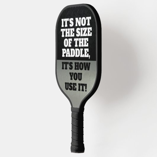 Worte der Weisheit Funny Quote Joke Cool Pickleball Schläger (Links)