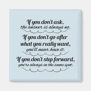 Worte der Weisheit Magnet