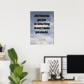 Worte der Weisheit. Poster (Heimbüro)