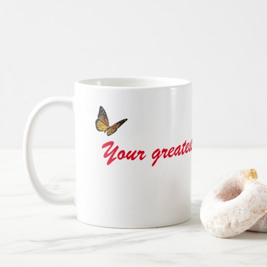 Worte der Weisheit-Tasse Kaffeetasse (Mit Donut)