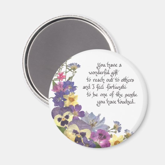 Worte der Wertschätzung Magnet (Vorderseite/Rückseite)