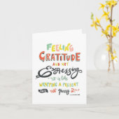 Worte der Wertschätzung - Vielen Dank Karte (Gelbe Blume)