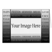 Worte des freundschaftlichen Bilderrahmens von Shi (Vorderseite (Horizontal))