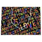 Worte des Geistes / positives Denken 1 Große Geschenktüte (Vorderseite)