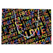 Worte des Geistes / positives Denken 1 Große Geschenktüte (Rückseite)